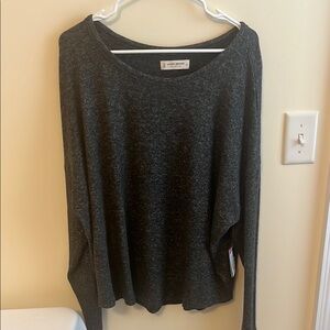 Lucky Brand Women's Long Sleeve Tee - Charcoal